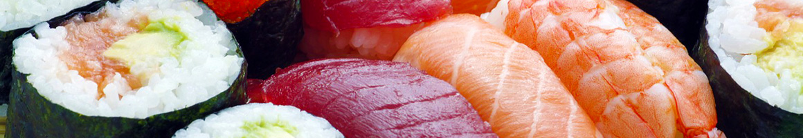 Eating Asian Fusion Chinese Sushi at Asiana House restaurant in Burlington, VT.